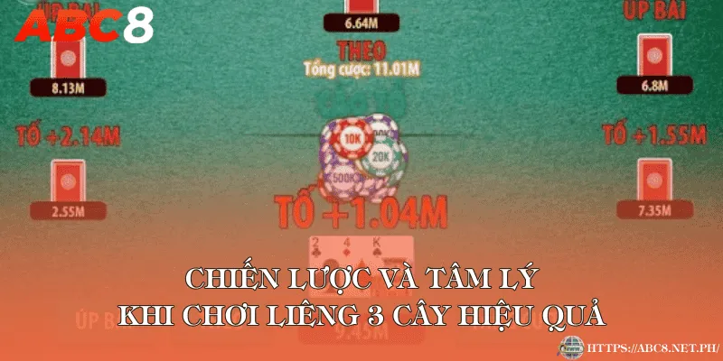 Chiến lược và tâm lý khi chơi Liêng 3 cây hiệu quả